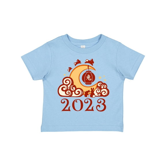 Inktastic 2023 Chinese Year of the Rabbit Boys or Girls Toddler T-Shirt