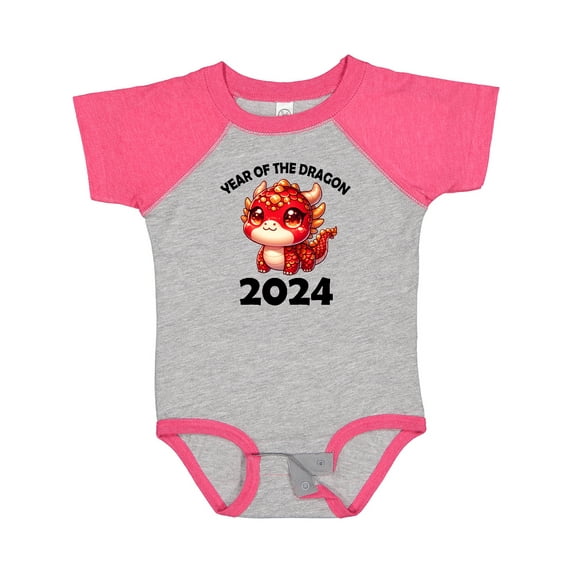 Inktastic 2024 New Year of the Dragon Boys or Girls Baby Bodysuit