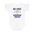 thumbnail image 1 of Inktastic 2025 Babys My 1st Hanukkah Boys or Girls Baby Bodysuit, 1 of 5
