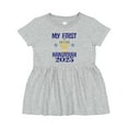 thumbnail image 1 of Inktastic 2025 Babys My 1st Hanukkah Girls Baby Dress, 1 of 5