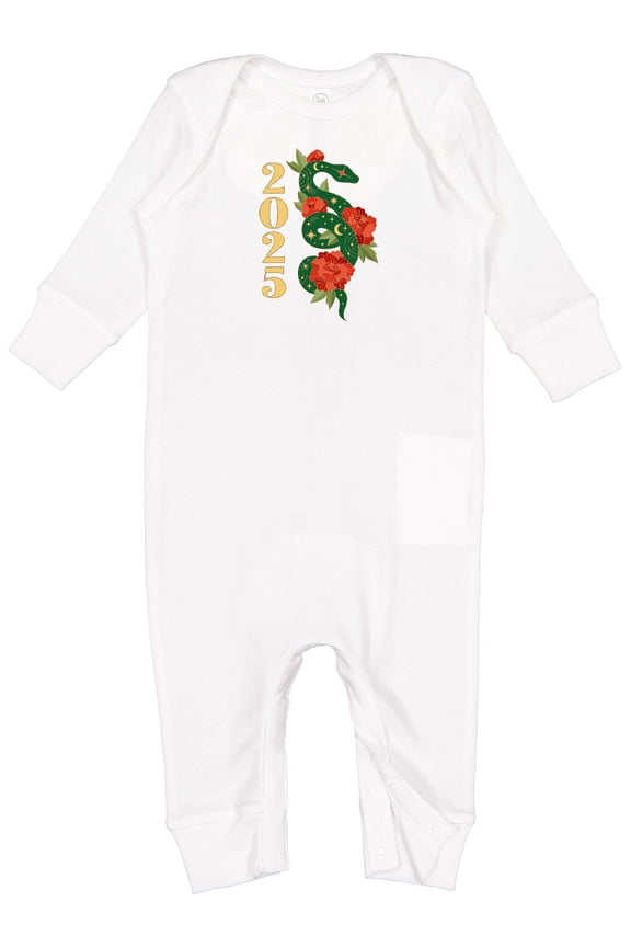 2025 Chinese New Year of the Snake Baby Romper Coveralls