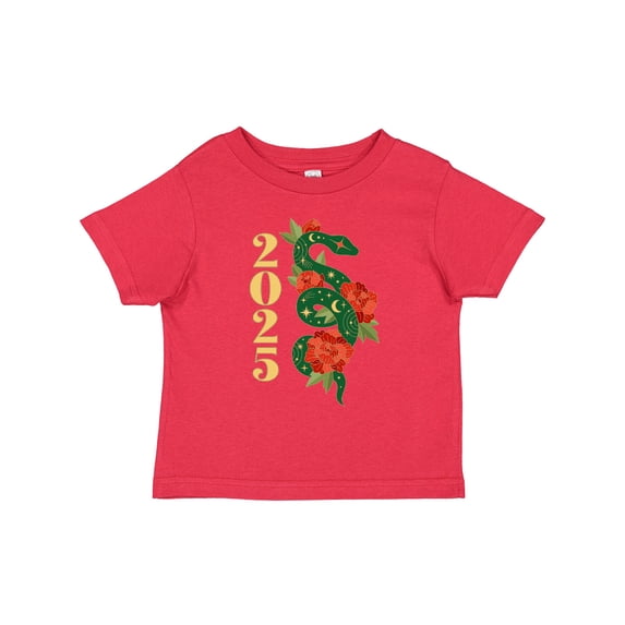 Inktastic 2025 Chinese New Year of the Snake Boys or Girls Toddler T-Shirt