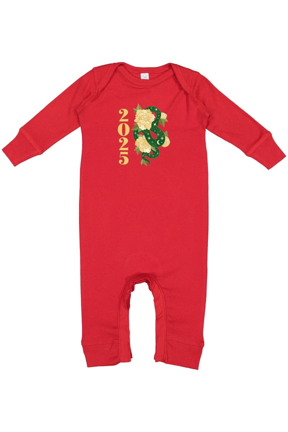 2025 Year of the Snake Chinese New Years Baby Romper Coveralls