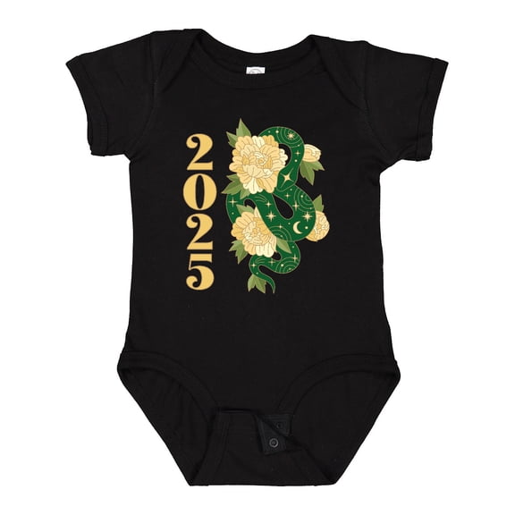 Inktastic 2025 Year of the Snake Chinese New Years Boys or Girls Baby Bodysuit
