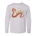 thumbnail image 1 of Inktastic 2025 Year of the Snake New Year Snake Long Sleeve Youth T-Shirt, 1 of 5
