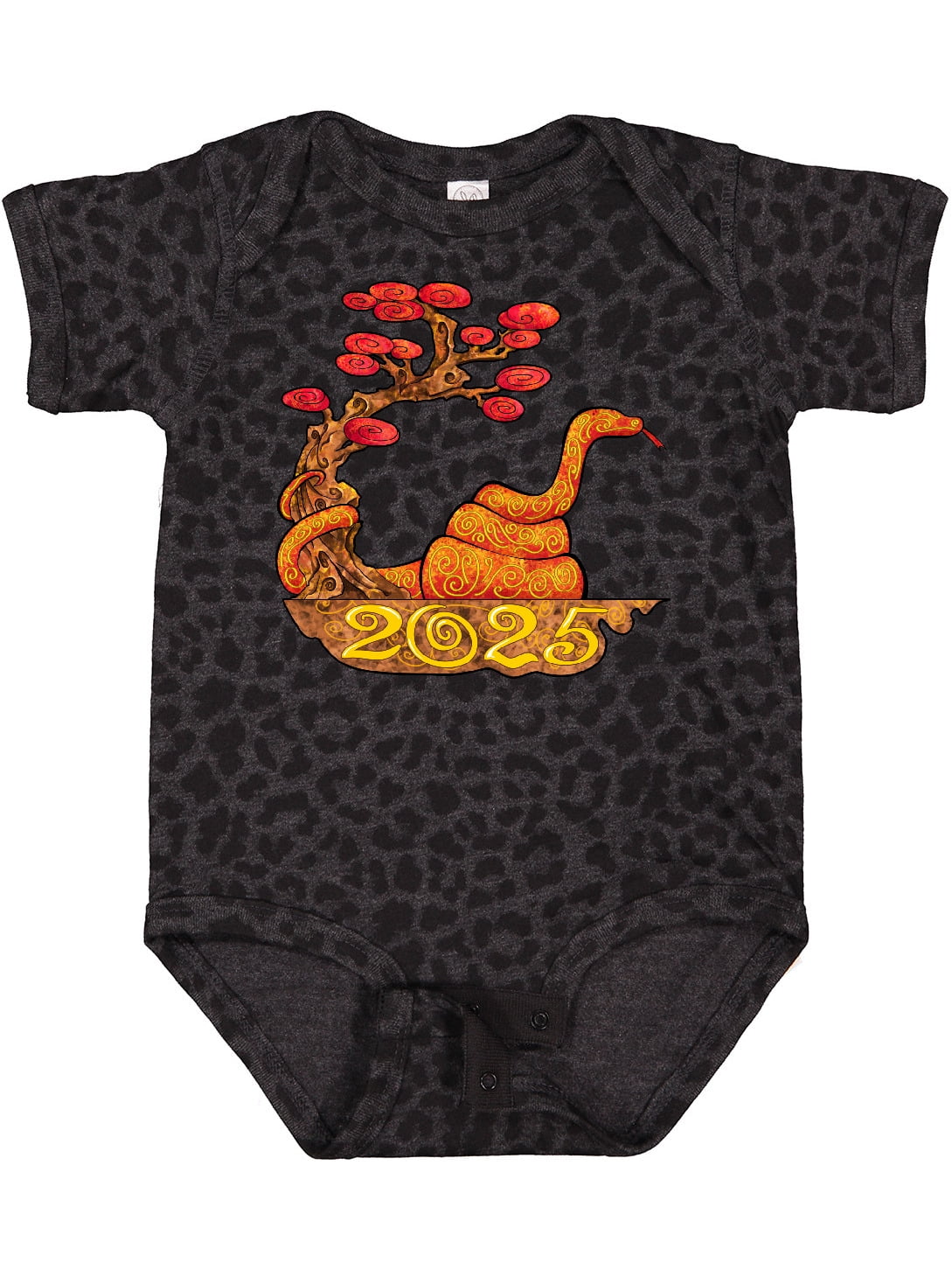 Inktastic 2025 Year of the Snake New Years Boys or Girls Baby Bodysuit