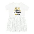 thumbnail image 1 of Inktastic 2026 Happy New Year Girls Toddler Dress, 1 of 5