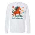 thumbnail image 1 of Inktastic 2026 Year of the Horse Chinese Zodiac Celebration Long Sleeve T-Shirt, 1 of 5