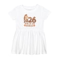 thumbnail image 1 of Inktastic 2026 Year of the Horse Girls Baby Dress, 1 of 5