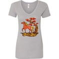 thumbnail image 1 of Inktastic 2026 Year of the Horse Happy New Year's Women's V-Neck T-Shirt, 1 of 5