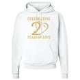 thumbnail image 1 of Inktastic 20th Anniversary Keepsake 20 Years Together Adult Hoodie Sweatshirt, 1 of 4