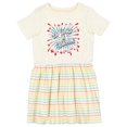 thumbnail image 1 of Inktastic 250 Years of Freedom-usa Fourth of July Fireworks Girls Toddler Dress, 1 of 5
