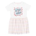 thumbnail image 1 of Inktastic 250 Years of Freedom-usa Fourth of July Fireworks Girls Toddler Dress, 1 of 5