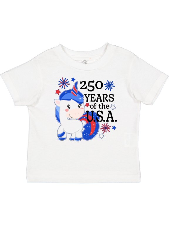 250 Years of the U.S.A. American Unicorn Boys or Girls Baby T-Shirt
