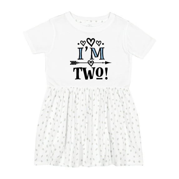 Inktastic 2nd Birthday 2 Year Old Arrow Girls Toddler Dress