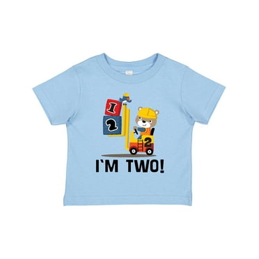 Inktastic 2nd Birthday 2 Year Old Boy Bear Boys Toddler T-Shirt