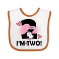 thumbnail image 1 of Inktastic 2nd Birthday 2 Year Old Girl Unicorn Girls Baby Bib, 1 of 4