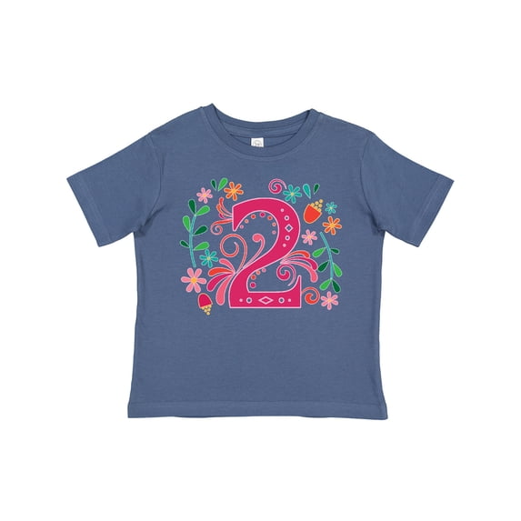 Inktastic 2nd Birthday 2 Year Old Girls Girls Toddler T-Shirt