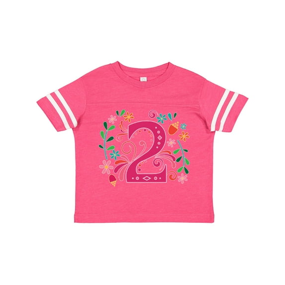 Inktastic 2nd Birthday 2 Year Old Girls Girls Toddler T-Shirt