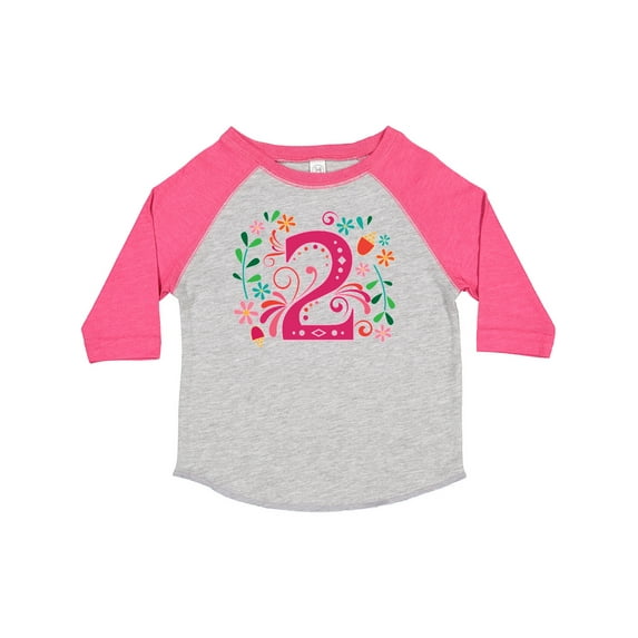 Inktastic 2nd Birthday 2 Year Old Girls Girls Toddler T-Shirt