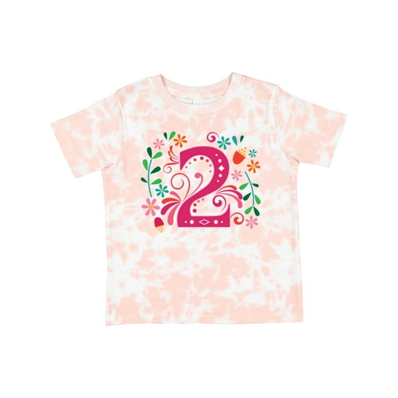 Inktastic 2nd Birthday 2 Year Old Girls Girls Toddler T-Shirt
