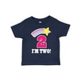 thumbnail image 1 of Inktastic 2nd Birthday 2 Year Old Girls Rainbow Star Girls Toddler T-Shirt, 1 of 5