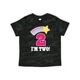 thumbnail image 1 of Inktastic 2nd Birthday 2 Year Old Girls Rainbow Star Girls Toddler T-Shirt, 1 of 5