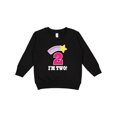 thumbnail image 1 of Inktastic 2nd Birthday 2 Year Old Girls Rainbow Star Toddler Sweatshirt, 1 of 4