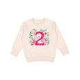 thumbnail image 1 of Inktastic 2nd Birthday 2 Year Old Girls Toddler Sweatshirt, 1 of 4