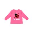 thumbnail image 1 of Inktastic 2nd Birthday 2 Year Old Ladybug Girls Long Sleeve Toddler T-Shirt, 1 of 5