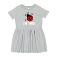 thumbnail image 1 of Inktastic 2nd Birthday 2 Year Old Ladybug Girls Toddler Dress, 1 of 5