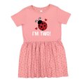 thumbnail image 1 of Inktastic 2nd Birthday 2 Year Old Ladybug Girls Toddler Dress, 1 of 5