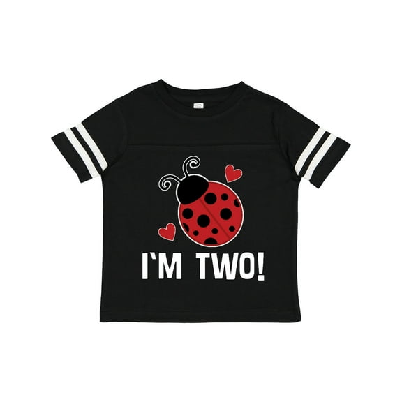 Inktastic 2nd Birthday 2 Year Old Ladybug Girls Toddler T-Shirt