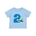 thumbnail image 1 of Inktastic 2nd Birthday Airplane Boys 2 Year Old Boys Toddler T-Shirt, 1 of 5