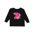 thumbnail image 1 of Inktastic 2nd Birthday Airplane Girls Pilot 2 Year Old Girls Long Sleeve Toddler T-Shirt, 1 of 5