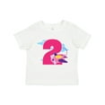 thumbnail image 1 of Inktastic 2nd Birthday Airplane Girls Pilot 2 Year Old Girls Toddler T-Shirt, 1 of 5