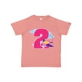 thumbnail image 1 of Inktastic 2nd Birthday Airplane Girls Pilot 2 Year Old Girls Toddler T-Shirt, 1 of 5