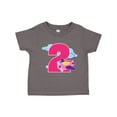 thumbnail image 1 of Inktastic 2nd Birthday Airplane Girls Pilot 2 Year Old Girls Toddler T-Shirt, 1 of 5