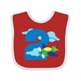 thumbnail image 1 of Inktastic 2nd Birthday Airplane Pilot Boys Baby Bib, 1 of 4