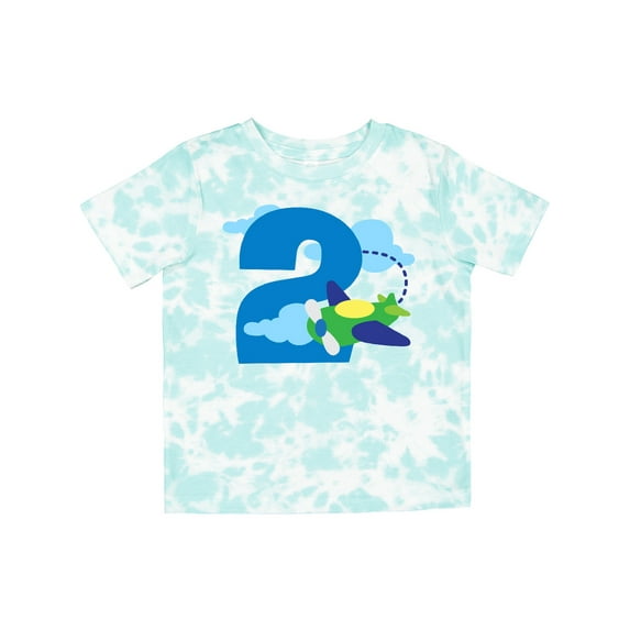 Inktastic 2nd Birthday Airplane Pilot Boys Toddler T-Shirt