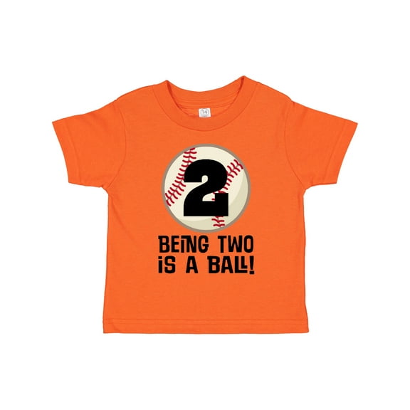 Inktastic 2nd Birthday Baseball 2 Year Old Boy Boys or Girls Toddler T-Shirt
