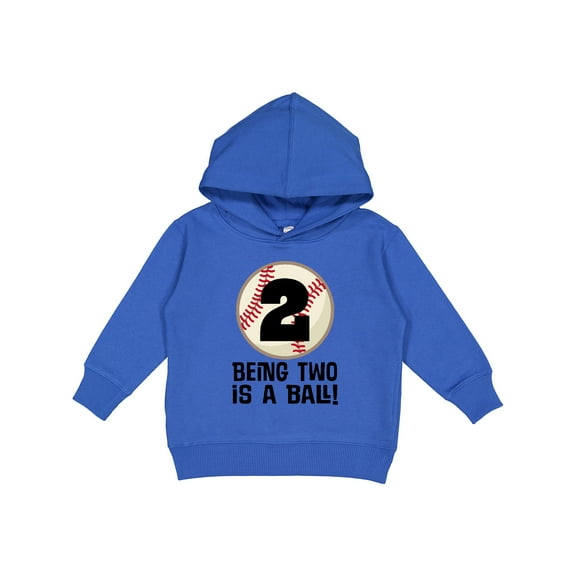 Inktastic 2nd Birthday Baseball 2 Year Old Boy Toddler Hoodie