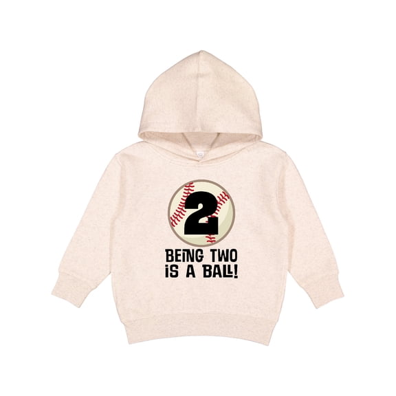 Inktastic 2nd Birthday Baseball 2 Year Old Boy Toddler Hoodie