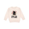 thumbnail image 1 of Inktastic 2nd Birthday Baseball 2 Year Old Boy Toddler Sweatshirt, 1 of 4