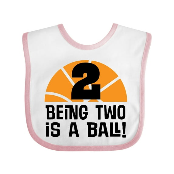 Inktastic 2nd Birthday Basketball Sports Boys Boys or Girls Baby Bib