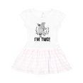 thumbnail image 1 of Inktastic 2nd Birthday Bear 2 Year Old Boy Girls Toddler Dress, 1 of 4