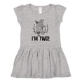 thumbnail image 1 of Inktastic 2nd Birthday Bear 2 Year Old Boy Girls Toddler Dress, 1 of 5