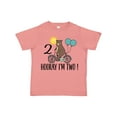 thumbnail image 1 of Inktastic 2nd Birthday Bear on Bicycle 2 Year Old Boys or Girls Toddler T-Shirt, 1 of 5