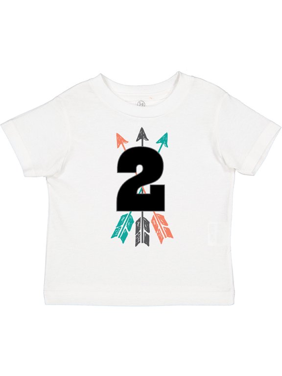 2nd Birthday Boys Native Arrow Boys Toddler T-Shirt