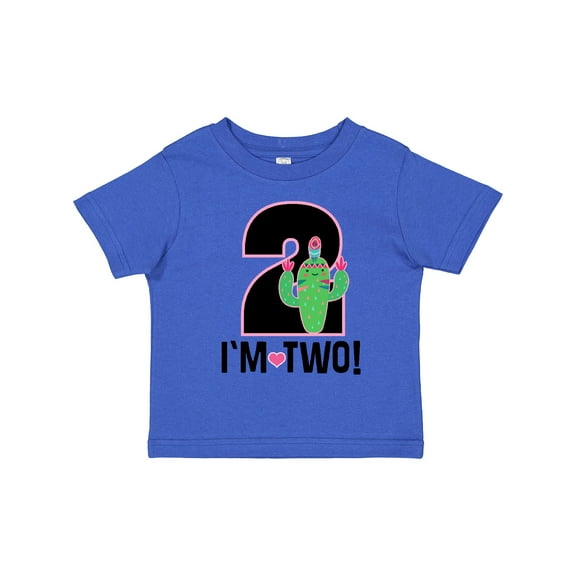 Inktastic 2nd Birthday Cactus Tribal for 2 Year Old Girls Toddler T-Shirt